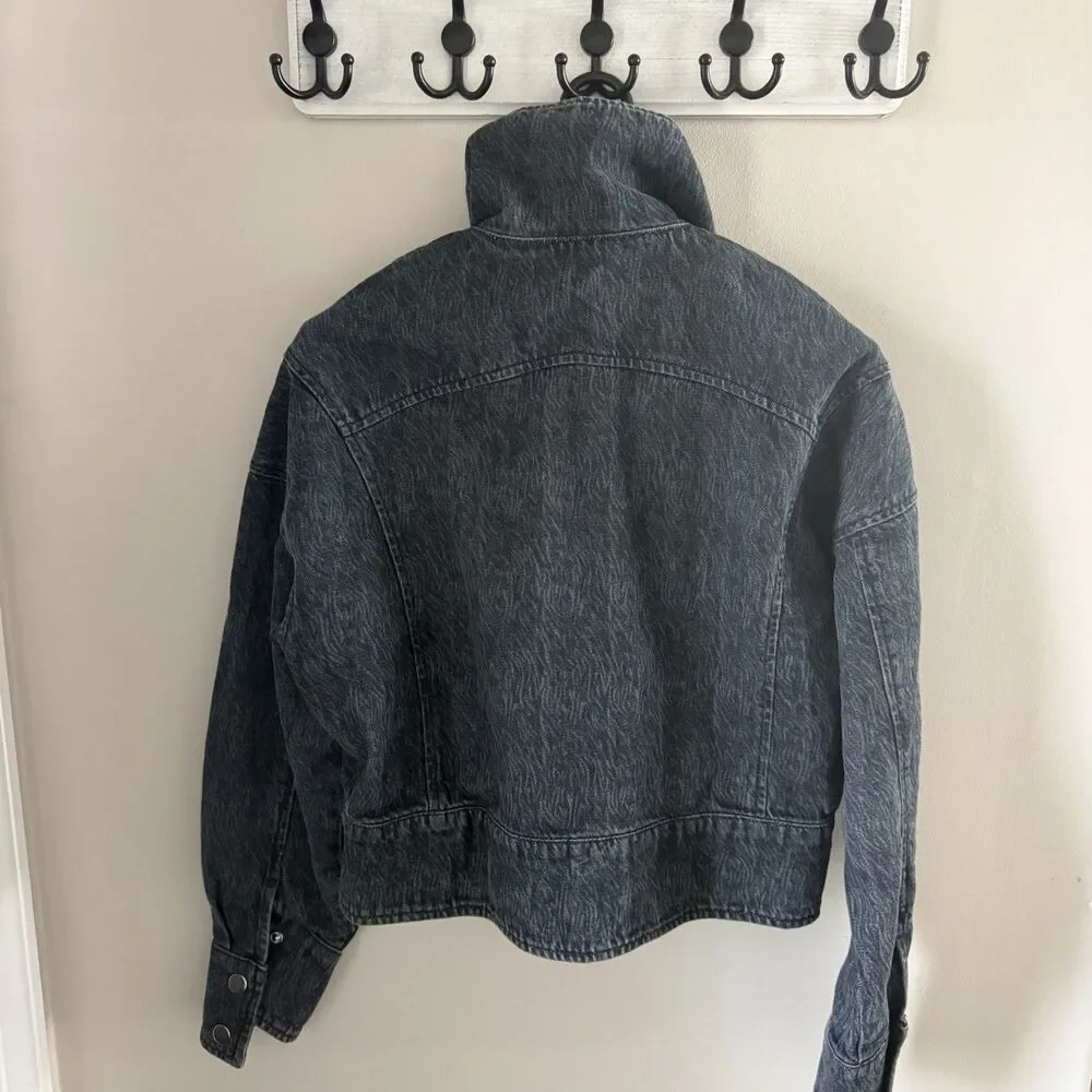 NWT Zara Z1975 Cropped Denim Jacket
